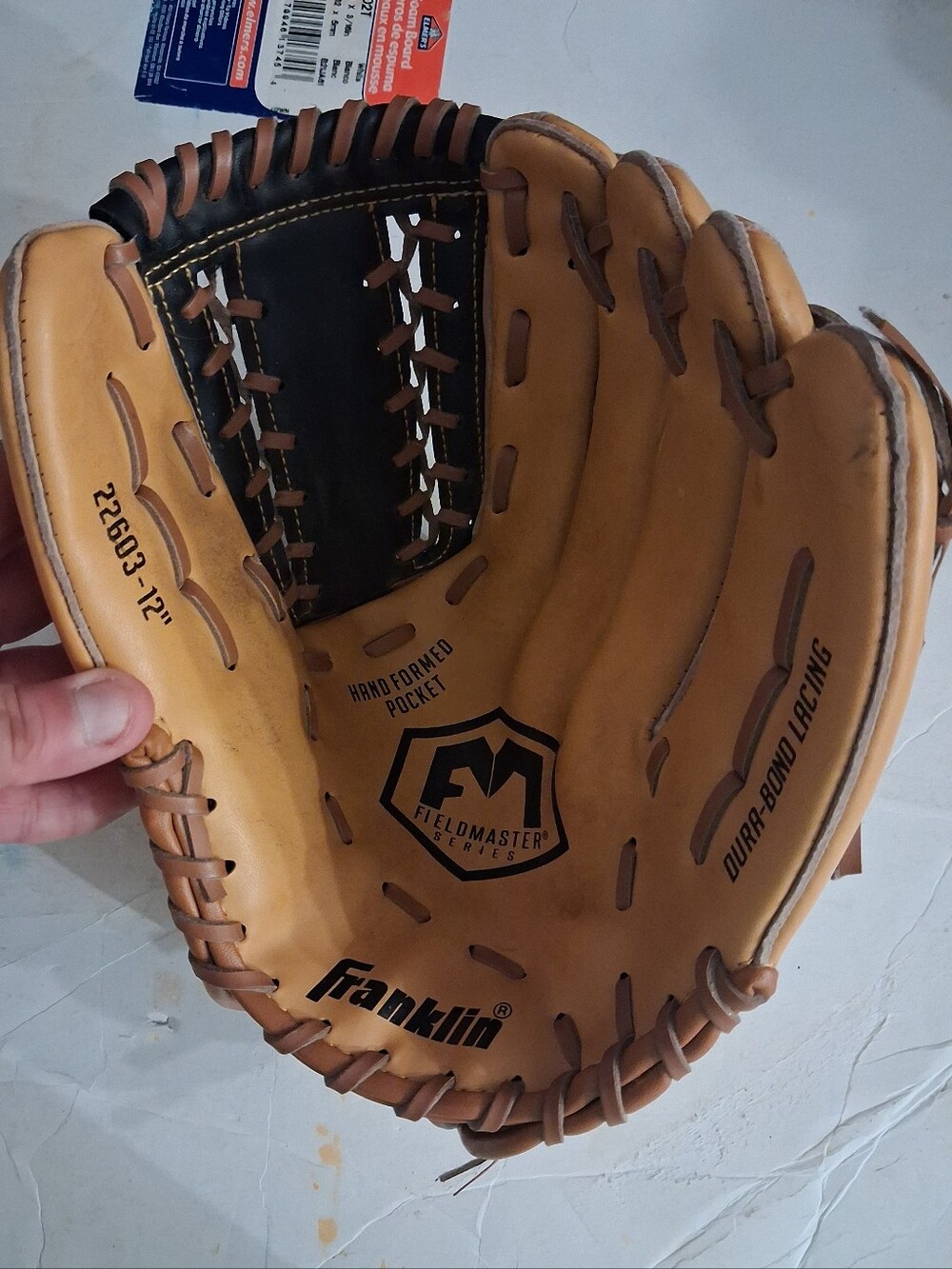 Franklin 12" Field Master Series Baseball Glove 22603-12" - Picture 4 of 7
